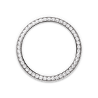 Rolex White Gold Datejust - 31mm - Silver Diamond Dial