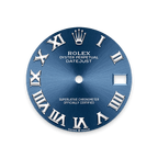 Rolex White Gold Datejust - 31mm - Bright blue