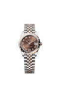 Rolex Two-Tone (RG/SS) Datejust - 31mm - Chocolate Diamond Dial - Jubilee