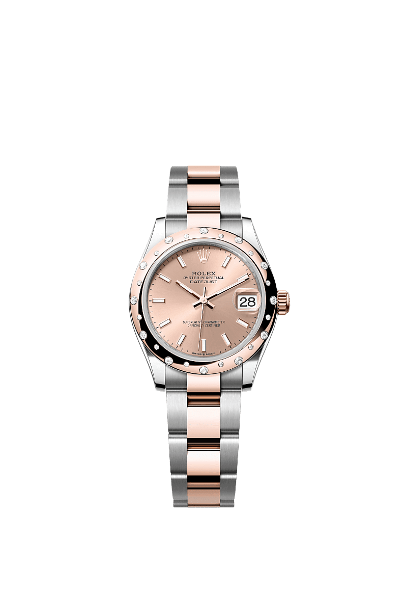 Rolex Two-Tone (RG/SS) Datejust - 31mm - Rosé-colour - Oyster