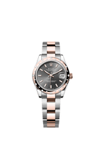 Rolex Two-Tone (RG/SS) Datejust - 31mm - Slate - Oyster