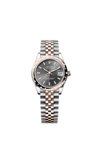 Rolex Two-Tone (RG/SS) Datejust - 31mm - Slate - Jubilee