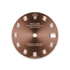 Rolex Two-Tone (RG/SS) Datejust - 31mm - Chocolate Diamond Dial - Oyster