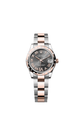 Rolex Two-Tone (RG/SS) Datejust - 31mm - Slate Diamond Dial - Oyster