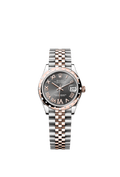 Rolex Two-Tone (RG/SS) Datejust - 31mm - Slate Diamond Dial - Jubilee