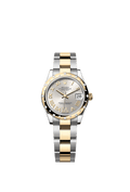 Rolex Two-Tone (YG/SS) Datejust - 31mm - Silver Diamond Dial - Oyster