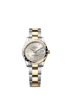 Rolex Two-Tone (YG/SS) Datejust - 31mm - Silver Diamond Dial - Oyster