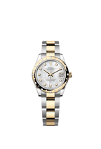 Rolex Two-Tone (YG/SS) Datejust - 31mm - White mother-of-pearl Diamond Dial - Oyster