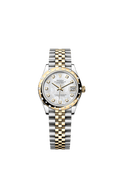 Rolex Two-Tone (YG/SS) Datejust - 31mm - White mother-of-pearl Diamond Dial - Jubilee