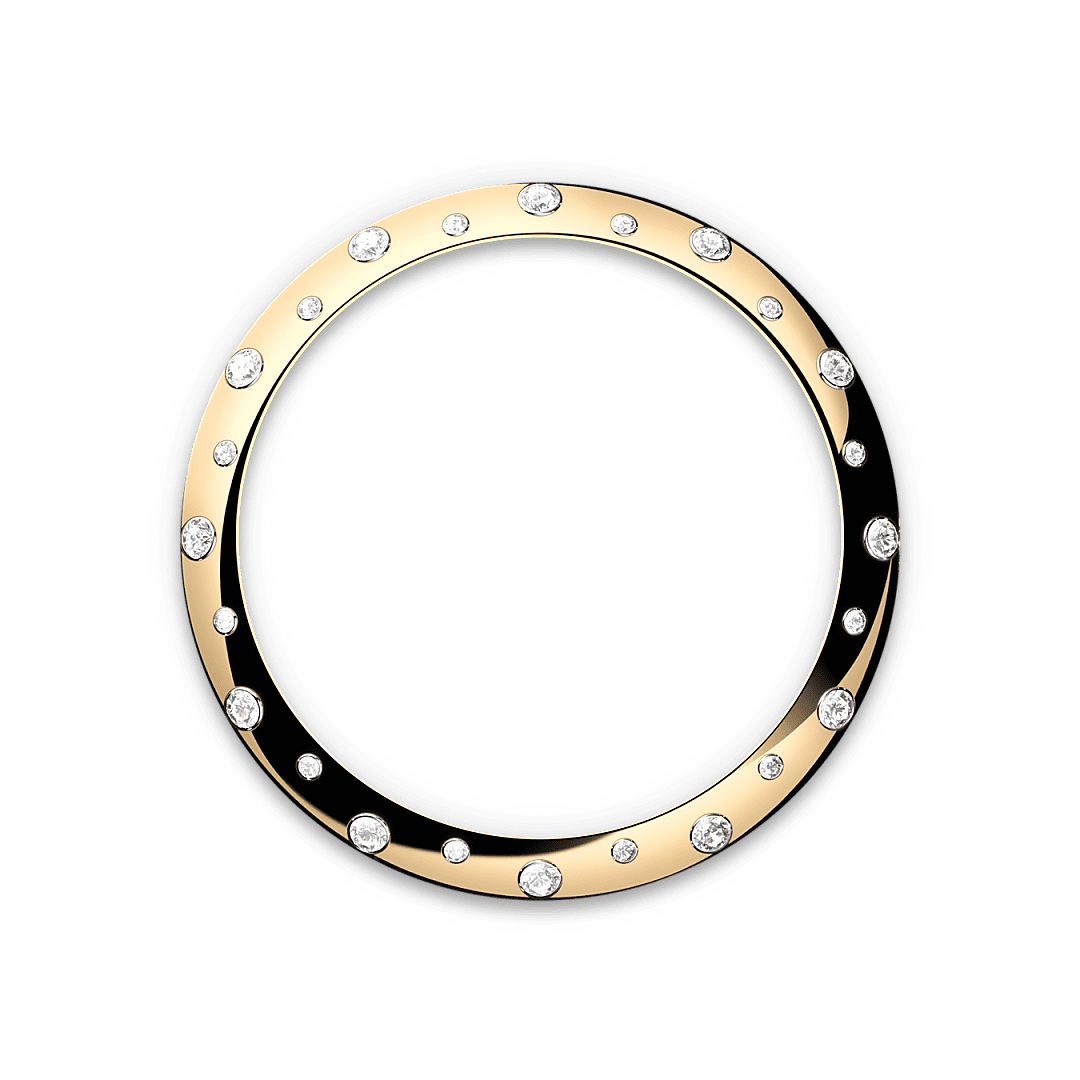 Rolex Two-Tone (YG/SS) Datejust - 31mm - White mother-of-pearl Diamond Dial - Jubilee