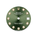 Rolex Two-Tone (YG/SS) Datejust - 31mm - Olive green Diamond Dial - Jubilee