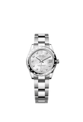 Rolex Stainless Steel Datejust - 31mm - White mother-of-pearl Diamond Dial - Oyster
