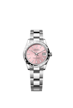 Rolex Stainless Steel Datejust - 31mm - Pink - Oyster