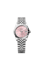 Rolex Stainless Steel Datejust - 31mm - Pink - Jubilee