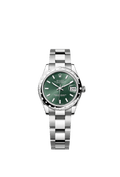 Rolex Stainless Steel Datejust - 31mm - Mint green - Oyster