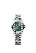 Rolex Stainless Steel Datejust - 31mm - Mint green - Jubilee