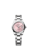 Rolex Stainless Steel Datejust - 31mm - Pink - Oyster