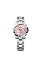 Rolex Stainless Steel Datejust - 31mm - Pink Diamond Dial - Oyster