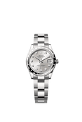 Rolex Stainless Steel Datejust - 31mm - Silver Diamond Dial - Oyster