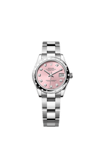 Rolex Stainless Steel Datejust - 31mm - Pink Diamond Dial - Oyster