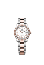 Rolex Two-Tone (RG/SS) Datejust - 31mm - White - Oyster