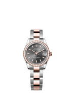 Rolex Two-Tone (RG/SS) Datejust - 31mm - Slate - Oyster