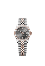 Rolex Two-Tone (RG/SS) Datejust - 31mm - Slate - Jubilee