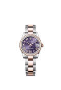 Rolex Two-Tone (RG/SS) Datejust - 31mm - Aubergine Diamond Dial - Oyster