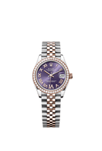 Rolex Two-Tone (RG/SS) Datejust - 31mm - Aubergine Diamond Dial - Jubilee