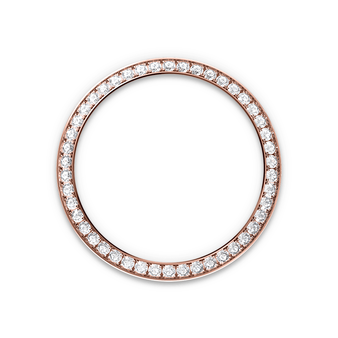 Rolex Two-Tone (RG/SS) Datejust - 31mm - White mother-of-pearl Diamond Dial - Oyster
