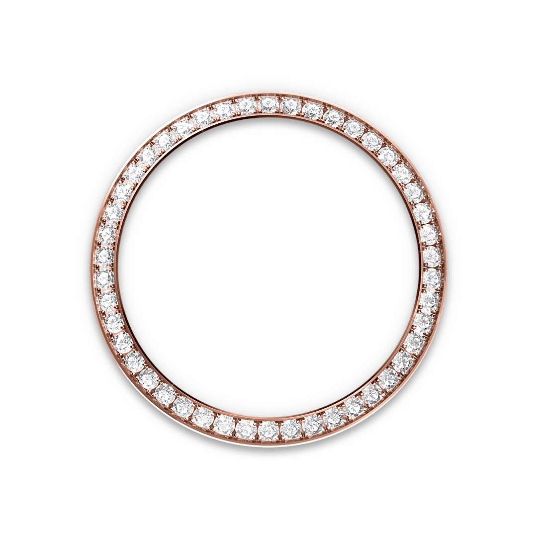 Rolex Two-Tone (RG/SS) Datejust - 31mm - White mother-of-pearl Diamond Dial - Jubilee