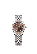 Rolex Two-Tone (RG/SS) Datejust - 31mm - Chocolate Diamond Dial - Jubilee