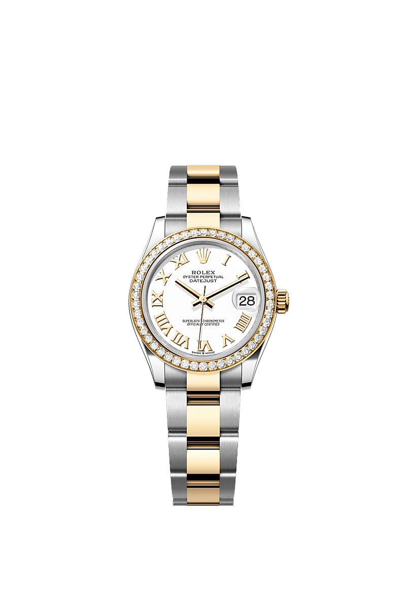 Rolex Two-Tone (YG/SS) Datejust - 31mm - White - Oyster