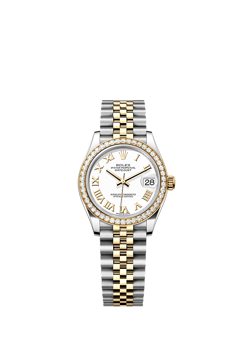 Rolex Two-Tone (YG/SS) Datejust - 31mm - White - Jubilee