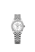 Rolex Stainless Steel Datejust - 31mm - White - Jubilee