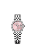Rolex Stainless Steel Datejust - 31mm - Pink - Jubilee