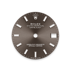 Rolex Stainless Steel Datejust - 31mm - Dark grey - Oyster