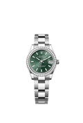Rolex Stainless Steel Datejust - 31mm - Mint green - Oyster
