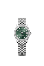 Rolex Stainless Steel Datejust - 31mm - Mint green - Jubilee