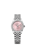 Rolex Stainless Steel Datejust - 31mm - Pink - Jubilee