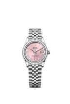 Rolex Stainless Steel Datejust - 31mm - Pink - Jubilee
