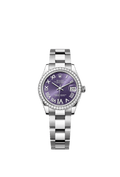 Rolex Stainless Steel Datejust - 31mm - Aubergine Diamond Dial - Oyster
