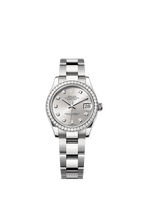 Rolex Stainless Steel Datejust - 31mm - Silver Diamond Dial - Oyster