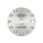 Rolex Stainless Steel Datejust - 31mm - Silver Diamond Dial - Jubilee