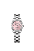 Rolex Stainless Steel Datejust - 31mm - Pink Diamond Dial - Oyster