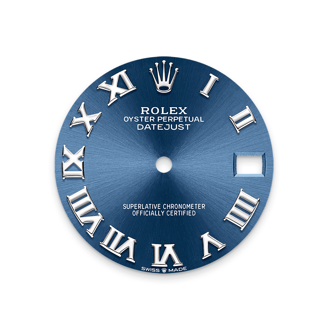 Rolex Stainless Steel Datejust - 31mm - Bright blue - Jubilee