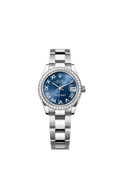 Rolex Stainless Steel Datejust - 31mm - Bright blue - Oyster