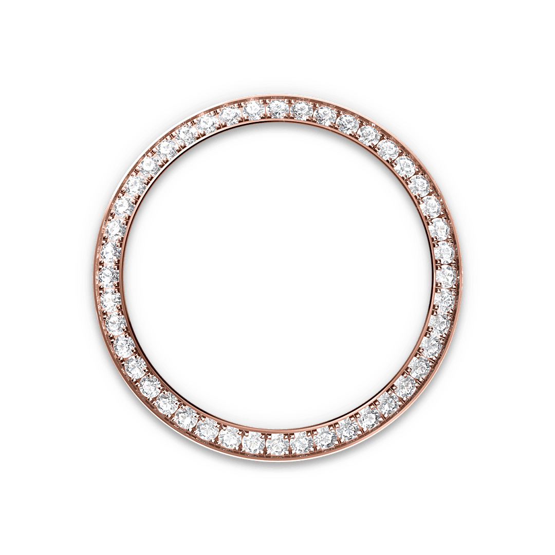 Rolex Rose Gold Datejust - 28mm - White mother-of-pearl Diamond Dial - President