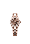 Rolex Rose Gold Datejust - 28mm - Chocolate - President