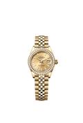 Rolex Yellow Gold Datejust - 28mm - Champagne-colour - Jubilee
